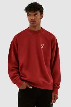 Carlos Small Heart Crewneck