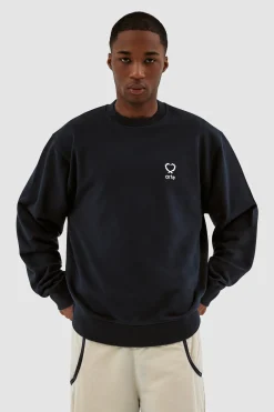 Carlos Small Heart Crewneck
